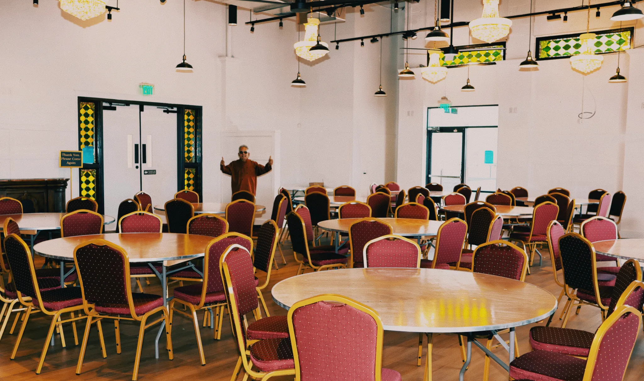 Dining hall at The Venue Clermont
